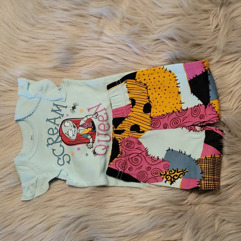 NWOT Disney Nightmare Before Christmas 2-Piece Outfit